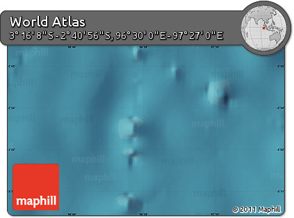 Satellite Map of the Area around 2° 58' 32" S, 96° 58' 29" E