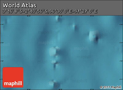Satellite Map of the Area around 2° 58' 32" S, 96° 58' 29" E