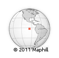Outline Map of the Area around 2° 58' 32" S, 96° 49' 29" W, rectangular outline
