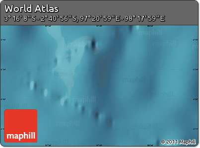 Satellite Map of the Area around 2° 58' 32" S, 97° 49' 29" E