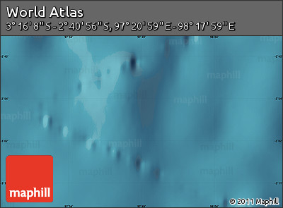 Satellite Map of the Area around 2° 58' 32" S, 97° 49' 29" E