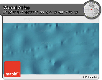 Satellite 3D Map of the Area around 2° 58' 32" S, 98° 31' 30" W