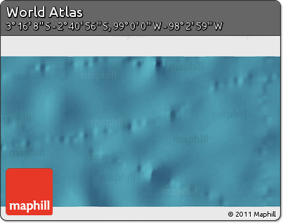 Satellite 3D Map of the Area around 2° 58' 32" S, 98° 31' 30" W