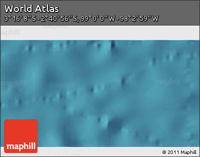 Satellite 3D Map of the Area around 2° 58' 32" S, 98° 31' 30" W