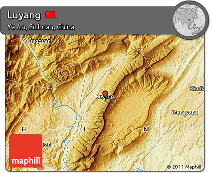 Physical Map of Luyang