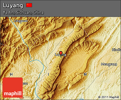 Physical Map of Luyang