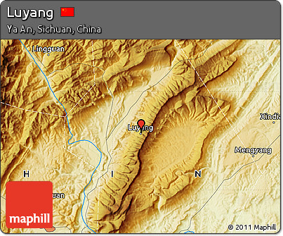 Physical Map of Luyang