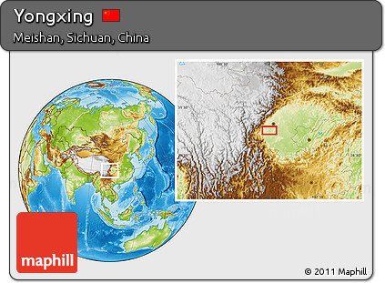 Physical Location Map of Yongxing