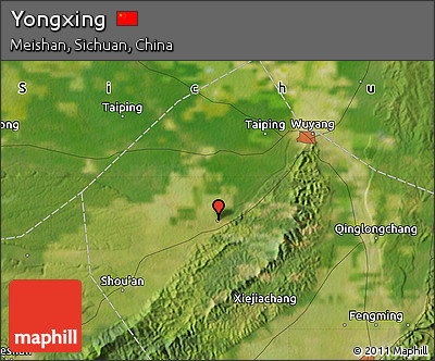 Satellite Map of Yongxing