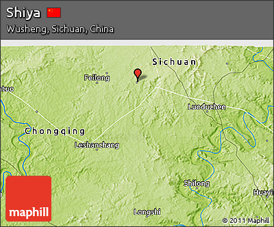Physical 3D Map of Shiya