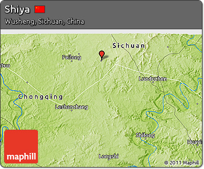Physical 3D Map of Shiya
