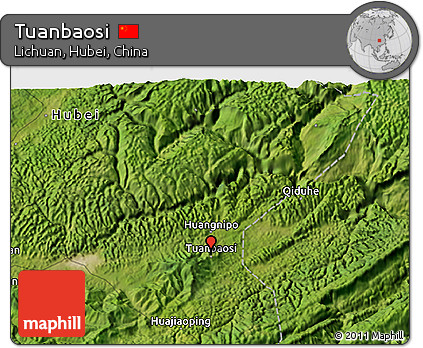 Satellite 3D Map of Tuanbaosi