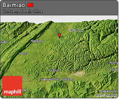 Satellite 3D Map of Baimiao