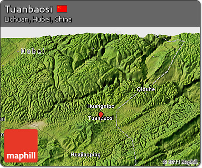 Satellite 3D Map of Tuanbaosi