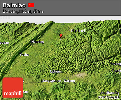 Satellite 3D Map of Baimiao