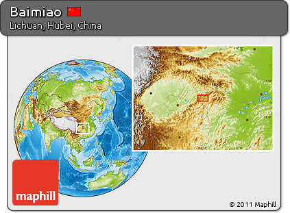 Physical Location Map of Baimiao