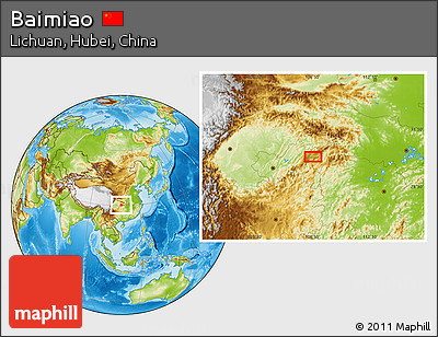 Physical Location Map of Baimiao