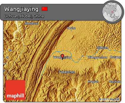 Physical Map of Wangjiaying