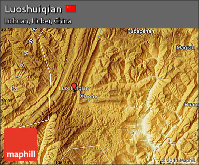 Physical Map of Luoshuiqian