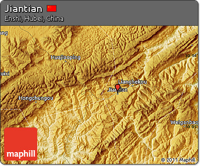 Physical Map of Jiantian