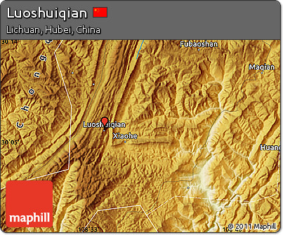 Physical Map of Luoshuiqian