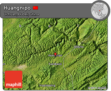 Satellite Map of Huangnipo