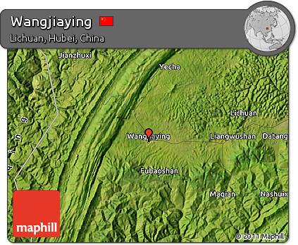 Satellite Map of Wangjiaying