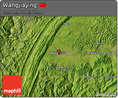 Satellite Map of Wangjiaying