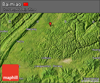 Satellite Map of Baimiao