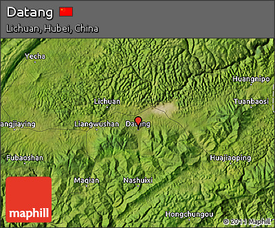 Satellite Map of Datang