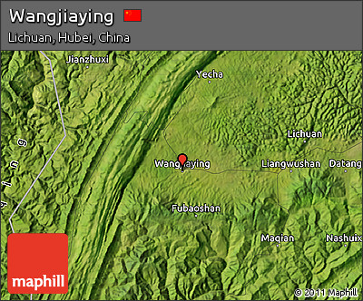 Satellite Map of Wangjiaying