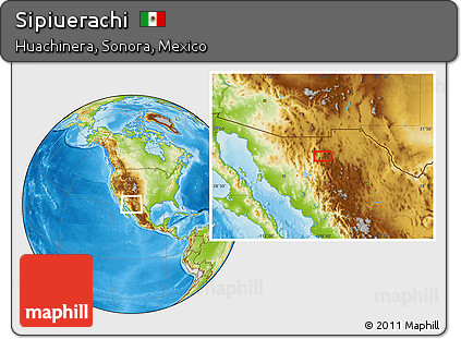Physical Location Map of Sipiuerachi