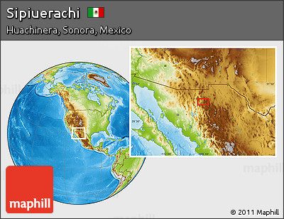 Physical Location Map of Sipiuerachi