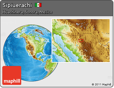 Physical Location Map of Sipiuerachi