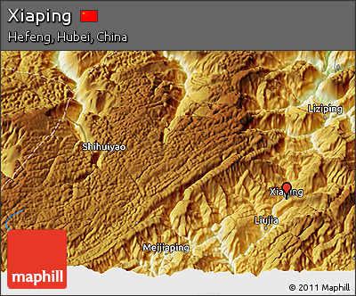 Physical 3D Map of Xiaping