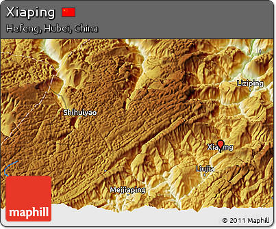 Physical 3D Map of Xiaping