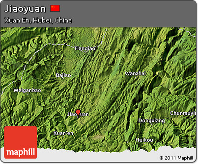 Satellite 3D Map of Jiaoyuan