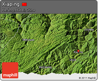Satellite 3D Map of Xiaping