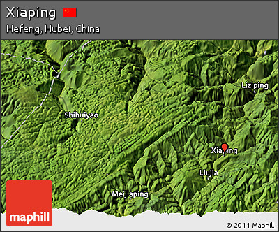 Satellite 3D Map of Xiaping