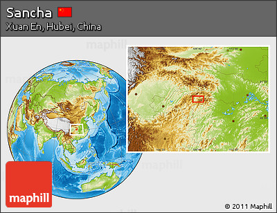 Physical Location Map of Sancha