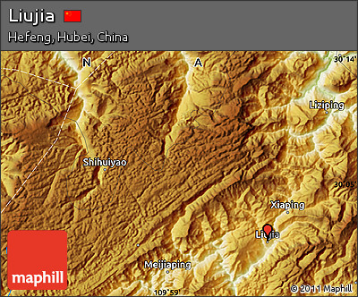 Physical Map of Liujia