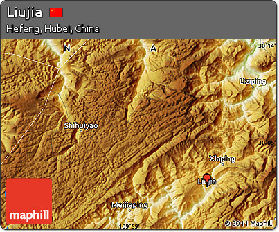 Physical Map of Liujia