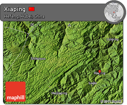 Satellite Map of Xiaping