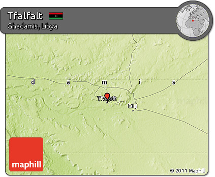 Physical Map of Tfalfalt