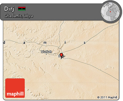 Satellite Map of Dirj