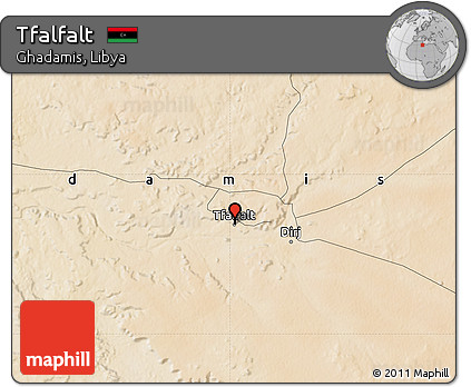 Satellite Map of Tfalfalt