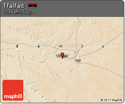 Satellite Map of Tfalfalt