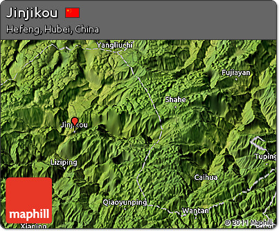 Satellite 3D Map of Jinjikou