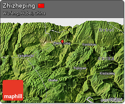 Satellite 3D Map of Zhizheping