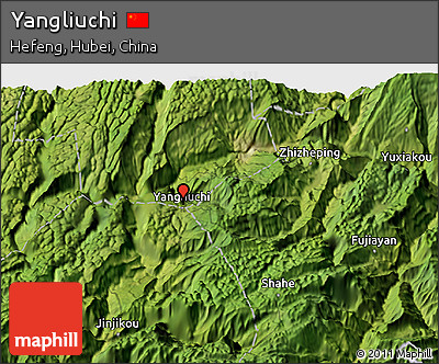 Satellite 3D Map of Yangliuchi